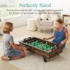 image:imageBest Choice Products 40in Tabletop Foosball Table Compact Mini Arcade Table Hand Soccer for Kids and Adults Home Game Room w 2 BallsDark Wood