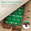 image:imageBest Choice Products 40in Tabletop Foosball Table Compact Mini Arcade Table Hand Soccer for Kids and Adults Home Game Room w 2 BallsDark Wood