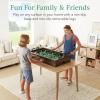 image:imageBest Choice Products 40in Tabletop Foosball Table Compact Mini Arcade Table Hand Soccer for Kids and Adults Home Game Room w 2 BallsDark Wood