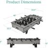 image:imageBest Choice Products 40in Tabletop Foosball Table Compact Mini Arcade Table Hand Soccer for Kids and Adults Home Game Room w 2 BallsGray