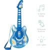 image:imageBest Choice Products 19in Kids Toy Guitar Pretend Play Musical Instrument Toy for Toddlers wMic Stand 8 Demo Songs Lights amp Sounds  PinkElectric Blue