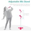 image:imageBest Choice Products 19in Kids Toy Guitar Pretend Play Musical Instrument Toy for Toddlers wMic Stand 8 Demo Songs Lights amp Sounds  PinkPink