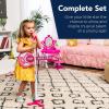 image:imageBest Choice Products 19in Kids Toy Guitar Pretend Play Musical Instrument Toy for Toddlers wMic Stand 8 Demo Songs Lights amp Sounds  PinkPink