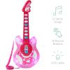 image:imageBest Choice Products 19in Kids Toy Guitar Pretend Play Musical Instrument Toy for Toddlers wMic Stand 8 Demo Songs Lights amp Sounds  PinkPink
