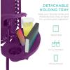 image:imageBest Choice Products Set of 2 Adjustable Steel Mesh Zero Gravity Lounge Chair Recliners wPillows and Cup Holder Trays  MarigoldWhiteAmethyst