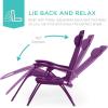 image:imageBest Choice Products Set of 2 Adjustable Steel Mesh Zero Gravity Lounge Chair Recliners wPillows and Cup Holder Trays  MarigoldWhiteAmethyst