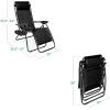 image:imageBest Choice Products Set of 2 Adjustable Steel Mesh Zero Gravity Lounge Chair Recliners wPillows and Cup Holder Trays  MarigoldWhiteBlack
