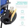 image:imageBest Choice Products Set of 2 Adjustable Steel Mesh Zero Gravity Lounge Chair Recliners wPillows and Cup Holder Trays  MarigoldWhiteCobalt Blue