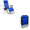 image:imageBest Choice Products Set of 2 Adjustable Steel Mesh Zero Gravity Lounge Chair Recliners wPillows and Cup Holder Trays  MarigoldWhiteCobalt Blue