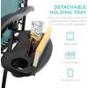 image:imageBest Choice Products Set of 2 Adjustable Steel Mesh Zero Gravity Lounge Chair Recliners wPillows and Cup Holder Trays  MarigoldWhiteForest Green