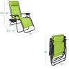 image:imageBest Choice Products Set of 2 Adjustable Steel Mesh Zero Gravity Lounge Chair Recliners wPillows and Cup Holder Trays  MarigoldWhiteLime Green