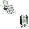 image:imageBest Choice Products Set of 2 Adjustable Steel Mesh Zero Gravity Lounge Chair Recliners wPillows and Cup Holder Trays  MarigoldWhiteSage Striped