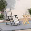 image:imageBest Choice Products Set of 2 Adjustable Steel Mesh Zero Gravity Lounge Chair Recliners wPillows and Cup Holder Trays  MarigoldWhiteTan Striped