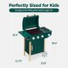 image:imageBest Choice Products Kids BBQ Grill Playset Wooden Play Kitchen Toy with 28 Accessories Realistic Toy Grill with Clicking Knobs Side Burners amp Storage IndoorOutdoor for Toddlers Boys amp Girls