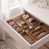 image:imageBest Choice Products 5Piece Flatware Organizer Set Woven Modular Silverware amp Utensil Drawer Organizer Trays Drawer Divider Storage Containers for Kitchen Bathroom amp Office Utensils  ChestnutChestnut