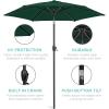 image:imageBest Choice Products 75ft HeavyDuty Round Outdoor Market Table Patio Umbrella wSteel Pole Push Button Tilt Easy Crank Lift  RedGreen