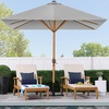 image:imageBest Choice Products 9ft Deep Square Solar Powered LED Lighted Patio Umbrella wWoodgrain Pattern UVResistant Fabric Hand Crank  Navy BlueFog Gray