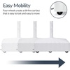 image:imageBest Choice Products 123lb Capacity Fillable Mobile Umbrella Base Heavy Duty Market Stand for Patio Deck Poolside w 4 Wheels 2 Locks 2 Knobs WindResistant Scallop Design  BlackWhite