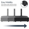 image:imageBest Choice Products 123lb Capacity Fillable Mobile Umbrella Base Heavy Duty Market Stand for Patio Deck Poolside w 4 Wheels 2 Locks 2 Knobs WindResistant Scallop Design  BlackBlack