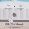 image:imageBest Choice Products 123lb Capacity Fillable Mobile Umbrella Base Heavy Duty Market Stand for Patio Deck Poolside w 4 Wheels 2 Locks 2 Knobs WindResistant Scallop Design  BlackWhite