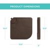 image:imageBest Choice Products 4Piece Cantilever Offset Patio Umbrella Base Weight Set HeavyDuty Fillable Stand Plates for Water or Sand EasyFill Spouts Wood Grain Finish  BlackBrown