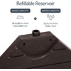 image:imageBest Choice Products 4Piece Cantilever Offset Patio Umbrella Base Weight Set HeavyDuty Fillable Stand Plates for Water or Sand EasyFill Spouts Wood Grain Finish  BlackWood Grain Brown