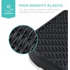 image:imageBest Choice Products 4Piece Cantilever Offset Patio Umbrella Base Weight Set HeavyDuty Fillable Stand Plates for Water or Sand EasyFill Spouts Wood Grain Finish  BlackBlack Faux Wicker
