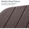 image:imageBest Choice Products 4Piece Cantilever Offset Patio Umbrella Base Weight Set HeavyDuty Fillable Stand Plates for Water or Sand EasyFill Spouts Wood Grain Finish  BlackWood Grain Brown