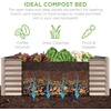image:imageBest Choice Products 6x3x2ft Outdoor Metal Raised Garden Bed Deep Root Box Planter for Vegetables Flowers Herbs 269 Gallon Capacity 100 Non Toxic Materials  Gun MetalTaupe