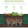 image:imageBest Choice Products 6x3x2ft Outdoor Metal Raised Garden Bed Deep Root Box Planter for Vegetables Flowers Herbs 269 Gallon Capacity 100 Non Toxic Materials  Gun MetalDark Green