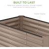 image:imageBest Choice Products 6x3x2ft Outdoor Metal Raised Garden Bed Deep Root Box Planter for Vegetables Flowers Herbs 269 Gallon Capacity 100 Non Toxic Materials  Gun MetalTaupe