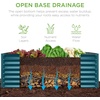 image:imageBest Choice Products 6x3x2ft Outdoor Metal Raised Garden Bed Deep Root Box Planter for Vegetables Flowers Herbs 269 Gallon Capacity 100 Non Toxic Materials  Gun MetalPeacock Blue