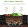 image:imageBest Choice Products 6x3x2ft Outdoor Metal Raised Garden Bed Deep Root Box Planter for Vegetables Flowers Herbs 269 Gallon Capacity 100 Non Toxic Materials  Gun MetalBlack