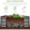 image:imageBest Choice Products 6x3x2ft Outdoor Metal Raised Garden Bed Deep Root Box Planter for Vegetables Flowers Herbs 269 Gallon Capacity 100 Non Toxic Materials  Gun MetalGray