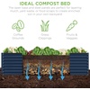 image:imageBest Choice Products 6x3x2ft Outdoor Metal Raised Garden Bed Deep Root Box Planter for Vegetables Flowers Herbs 269 Gallon Capacity 100 Non Toxic Materials  Gun MetalNavy