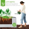 image:imageBest Choice Products 6x3x2ft Outdoor Metal Raised Garden Bed Deep Root Box Planter for Vegetables Flowers Herbs 269 Gallon Capacity 100 Non Toxic Materials  Gun MetalGalvanized