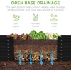 image:imageBest Choice Products 6x3x2ft Outdoor Metal Raised Garden Bed Deep Root Box Planter for Vegetables Flowers Herbs 269 Gallon Capacity 100 Non Toxic Materials  Gun MetalBlack