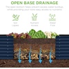 image:imageBest Choice Products 6x3x2ft Outdoor Metal Raised Garden Bed Deep Root Box Planter for Vegetables Flowers Herbs 269 Gallon Capacity 100 Non Toxic Materials  Gun MetalNavy
