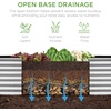 image:imageBest Choice Products 6x3x2ft Outdoor Metal Raised Garden Bed Deep Root Box Planter for Vegetables Flowers Herbs 269 Gallon Capacity 100 Non Toxic Materials  Gun MetalGalvanized