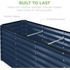 image:imageBest Choice Products 6x3x2ft Outdoor Metal Raised Garden Bed Deep Root Box Planter for Vegetables Flowers Herbs 269 Gallon Capacity 100 Non Toxic Materials  Gun MetalNavy