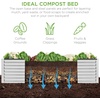 image:imageBest Choice Products 6x3x2ft Outdoor Metal Raised Garden Bed Deep Root Box Planter for Vegetables Flowers Herbs 269 Gallon Capacity 100 Non Toxic Materials  Gun MetalGalvanized