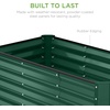image:imageBest Choice Products 6x3x2ft Outdoor Metal Raised Garden Bed Deep Root Box Planter for Vegetables Flowers Herbs 269 Gallon Capacity 100 Non Toxic Materials  Gun MetalDark Green