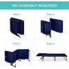 image:imageBest Choice Products Extra Wide Patio Chaise Lounge Chair Portable Outdoor Folding Recliner for Lawn w 8 Positions Handles 440lb Capacity  PeacockNavy
