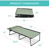 image:imageBest Choice Products Extra Wide Patio Chaise Lounge Chair Portable Outdoor Folding Recliner for Lawn w 8 Positions Handles 440lb Capacity  PeacockSage Green