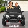 image:imageBest Choice Products Kids 24V 2Seater Electric Ride On Car Truck w 132lb Weight Capacity Parent Control Bluetooth LED Lights  Ultimate PinkBlack