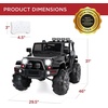 image:imageBest Choice Products Kids 24V 2Seater Electric Ride On Car Truck w 132lb Weight Capacity Parent Control Bluetooth LED Lights  Ultimate PinkBlack