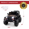 image:imageBest Choice Products Kids 24V 2Seater Electric Ride On Car Truck w 132lb Weight Capacity Parent Control Bluetooth LED Lights  Ultimate PinkCamouflage