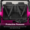 image:imageBest Choice Products Kids 24V 2Seater Electric Ride On Car Truck w 132lb Weight Capacity Parent Control Bluetooth LED Lights  Ultimate PinkHot Pink