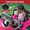 image:imageBest Choice Products Kids 24V 2Seater Electric Ride On Car Truck w 132lb Weight Capacity Parent Control Bluetooth LED Lights  Ultimate PinkHot Pink
