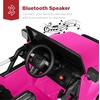 image:imageBest Choice Products Kids 24V 2Seater Electric Ride On Car Truck w 132lb Weight Capacity Parent Control Bluetooth LED Lights  Ultimate PinkHot Pink